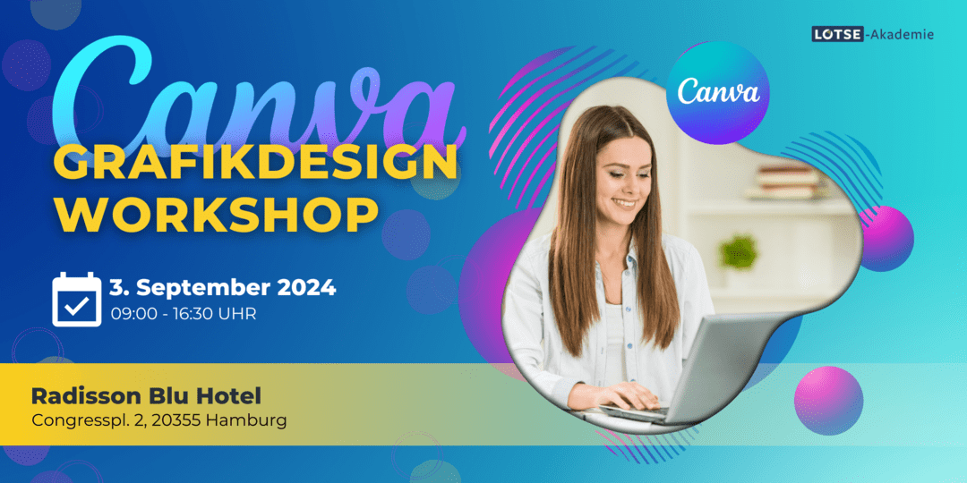 Canva Grafikdesign Workshop am 3. September 2024 in Hamburg